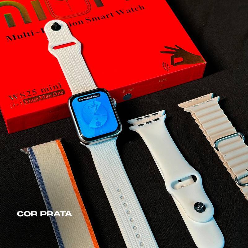 SMARTWATCH S PRO MINI KIT 4 PULSEIRAS | 42mm
