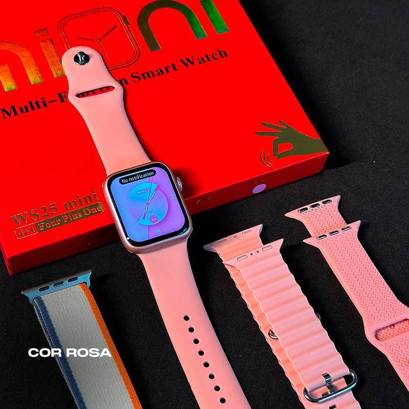 SMARTWATCH S PRO MINI KIT 4 PULSEIRAS | 42mm