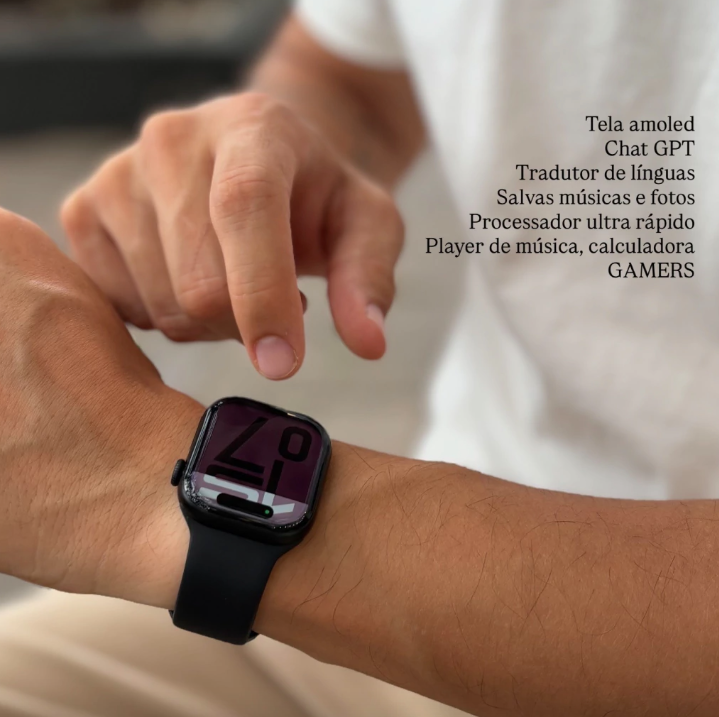 SMARTWATCH IWO 10 Pro 46mm + Brindes + FRETE GRÁTIS