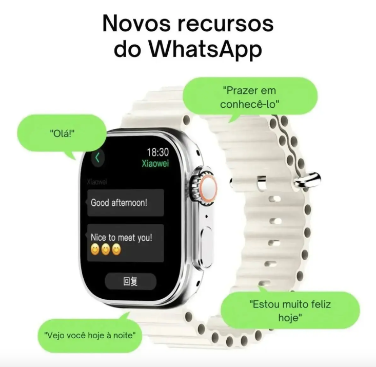 SMARTWATCH ULTRA 10  Chat GPT | 1GB | Responde Whatsapp
