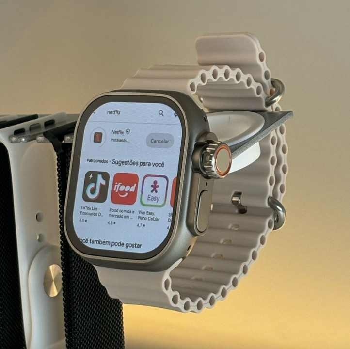 SMARTWATCH ULTRA 5G CHIP Celular  Câmera, Apps + FRETE GRÁTIS