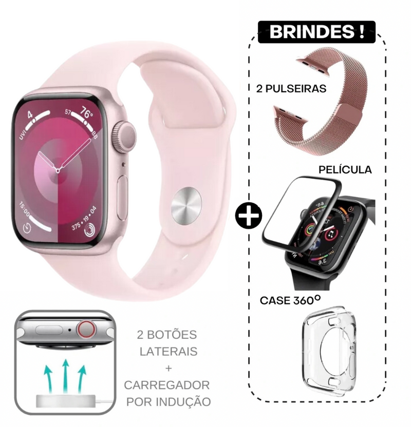 SMARTWATCH IWO SERIES 9 41MM  +  BRINDES E FRETE GRÁTIS