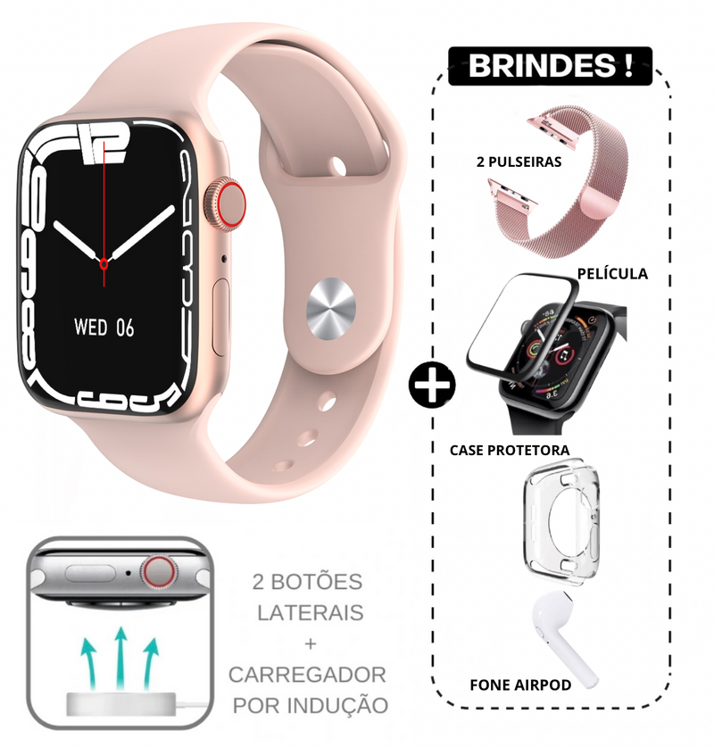 SMARTWATCH IWO 17 PRO MAX SERIES 9 + 5 BRINDES + FRETE GRÁTIS LANÇAMENTO 2025