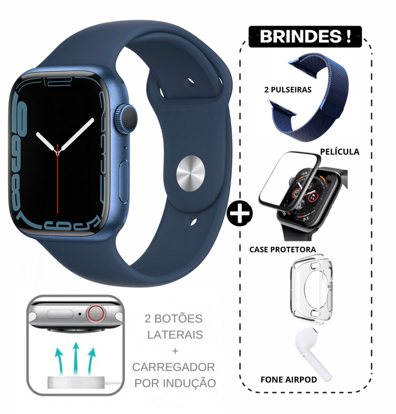 SMARTWATCH IWO 17 PRO MAX SERIES 9 + 5 BRINDES + FRETE GRÁTIS LANÇAMENTO 2025