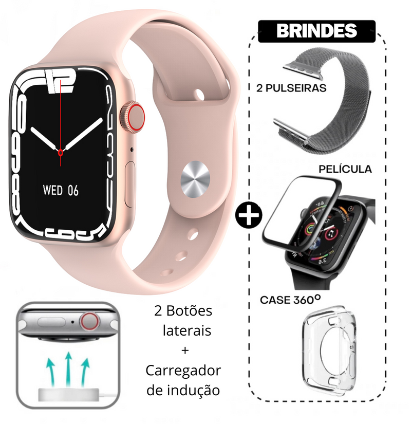 SMARTWATCH W10 MINI Amoled Series 10 42mm + BRINDES E FRETE GRÁTIS