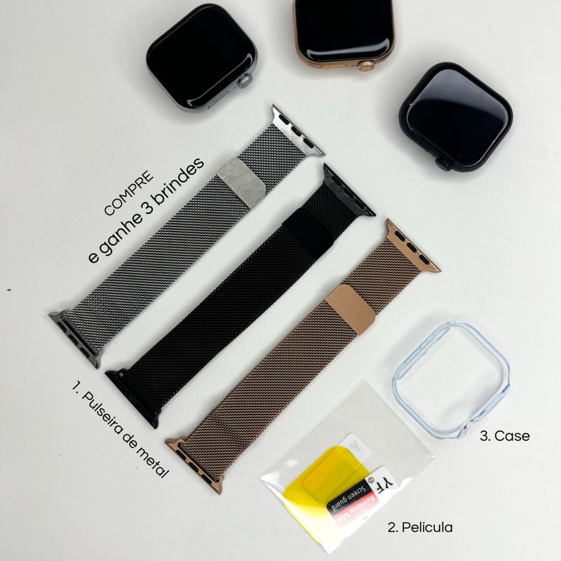 SMARTWATCH IWO 10 Pro 46mm + Brindes + FRETE GRÁTIS
