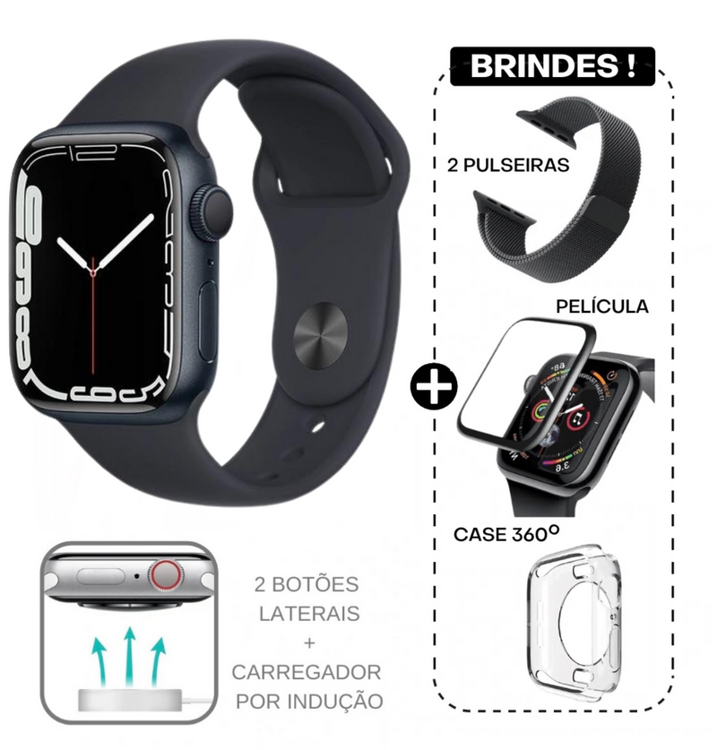 SMARTWATCH IWO 14 + 5 BRINDES E FRETE GRÁTIS SÓ HOJE