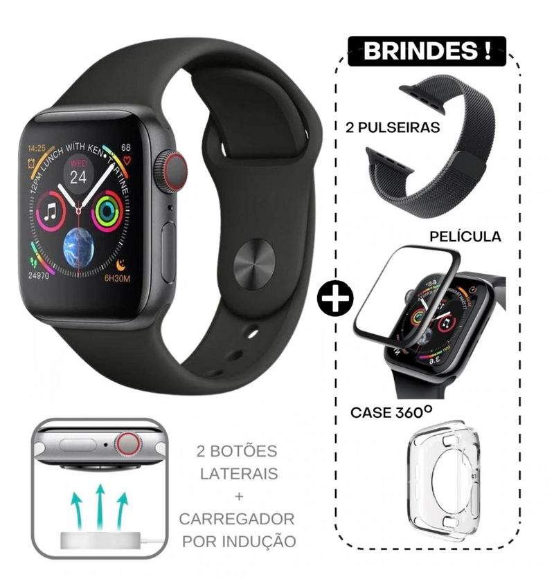 SMARTWATCH IWO FULL MAX SERIE 7 E FRETE GRÁTIS